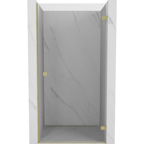 Mexen Lunar-B porte de douche pivotante droite 60 cm, transparent, doré brossé - 832-060-000-55-00-P (1/5)