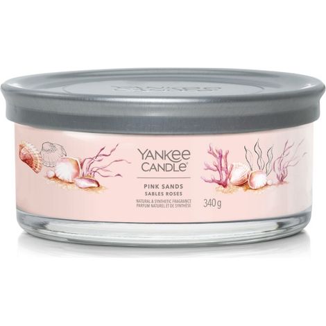 Pink Sands - Yankee Candle Signature - Bougie en verre à 5 mèches - Nouveauté 2023 (1/2)