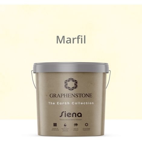Pintura Ecológica INTERIOR Efecto LIMEWASH Base Cal SIENA Color MARFIL 12L