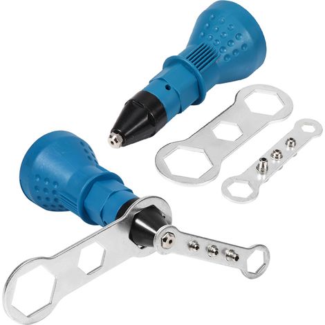 Accessoires pour pistolet à riveter électrique professionnel : adaptateur pour perceuse à riveter sans fil, outil d'insertion (1/5)