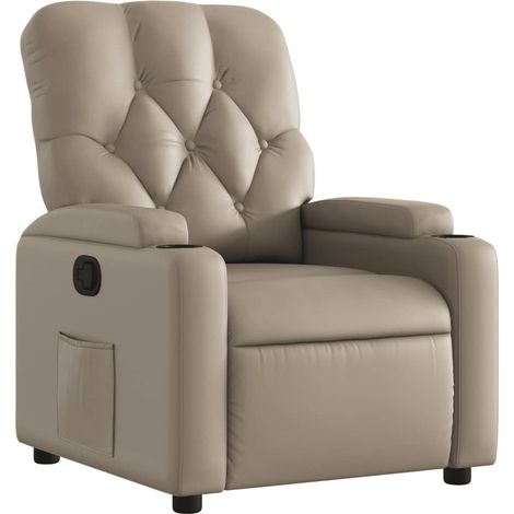 Maison Exclusive - Relaxsessel Cappuccino-Braun Kunstleder