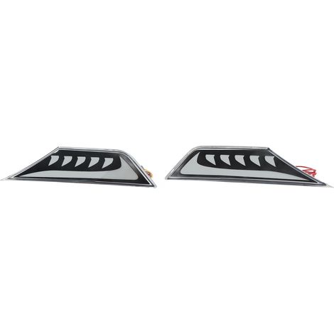 JDM Style LED-Seitenleuchten, weißes Tagfahrlicht, gelbe sequentielle dynamische Blinker, Ersatz für Civic der 10. Generation ab 2016. (1/5)