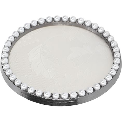 Tablette Présentoir pour Vernis à Ongles avec Fausses Perles - Support Photo Élégant pour Art du Nail (Blanc) (1/5)