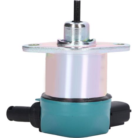 12V Solénoïde d'arrêt carburant 17208-60015 17208-60010 Fer Compatible Kubota D1105 V1205 V1305 (1/5)