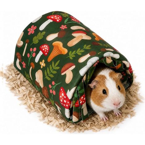 Guinea Pig Hut, Guinea Pig Tunnel Kennel for Guinea Pigs, Squirrels, Dwarf Rabbit (1/5)