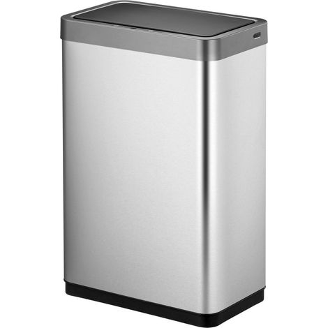 EKO - Poubelle à capteur tri sélectif Mirage X 20+20 litres - Stainless steel - inox mat (1/5)