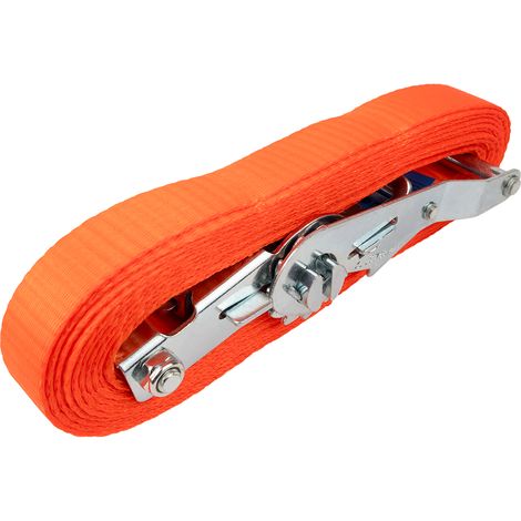 1-teiliges Spanngurt mit Ratsche 25 mm x 5 m 1500 daN