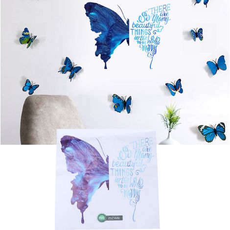 Schmetterlings-Wandtattoo-Set – Innovative Wandaufkleber für Wohnzimmer und Schlafzimmer (1/5)