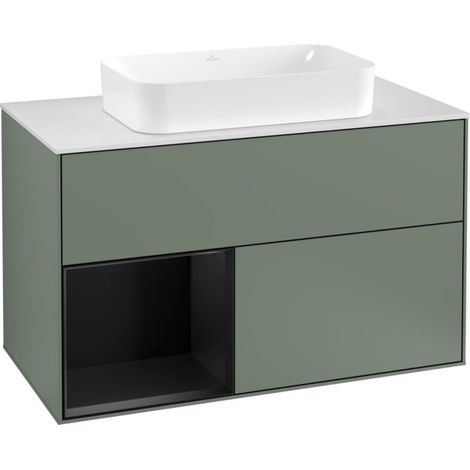 Meuble sous-lavabo Villeroy & Boch F241PDGM Finion F24