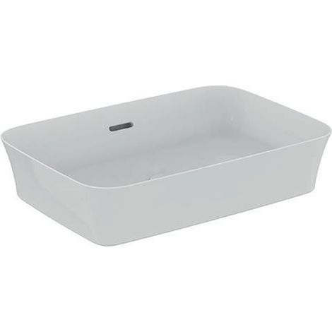 Ideal Standard Ipalyss - Lavabo sobre encimera, 55x38 cm, con rebosadero, blanco E207801 (1/4)