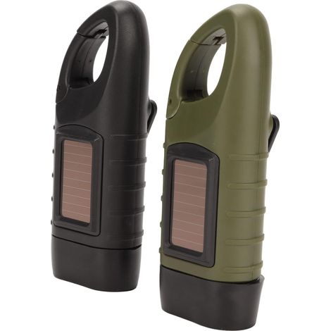 Yinhing Lampe de Poche à énergie Solaire Manivelle 2 Pièces (1/5)
