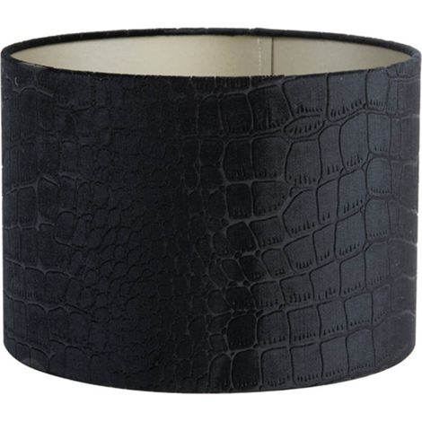 Light & Living - paralume - Praya - nero - tessile - Ø 20cm - E27 (1/3)