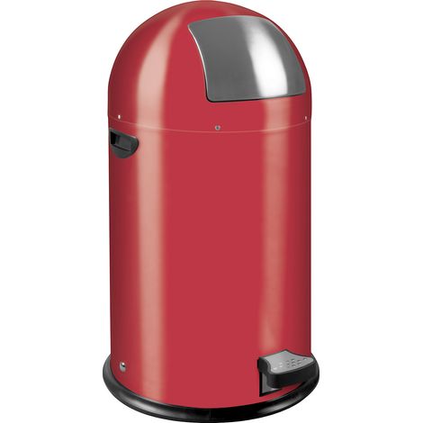 EKO, Poubelle à poussoir avec pédale, capacité 33 l, h x Ø 700 (1/3)