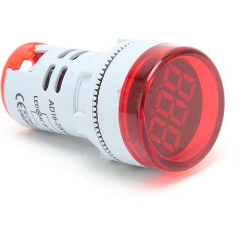 AD16–22DHZ Frequenzmesser 20–75 Hz Frequenzanzeigeleuchte Panelmeter MonitorRot (1/5)