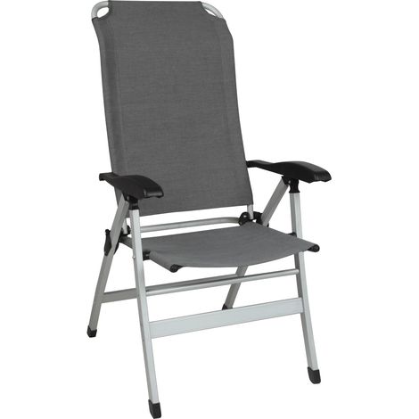 BAYASUN Fauteuil aluminium Confort Maxi Gris idéal Camping car (1/4)