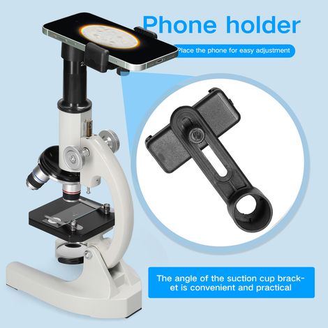 Eosnow Microscope optique monoculaire 64X-2400X pour l'enseignement des sciences et de la biologie expérimentale à l'école (1/5)