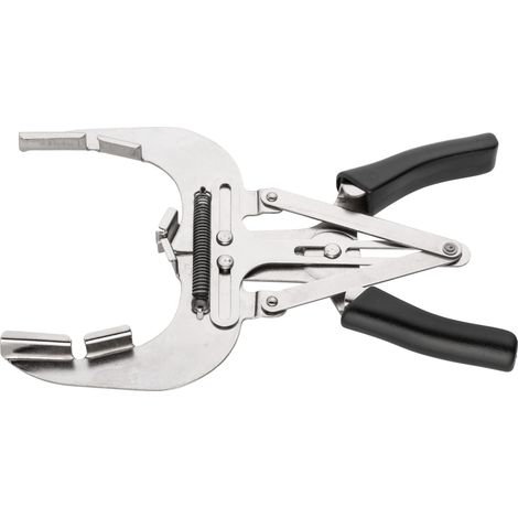 Hazet 790-1A Pinza per Segmenti di Pistone, Argento, Lunghezza 240 mm