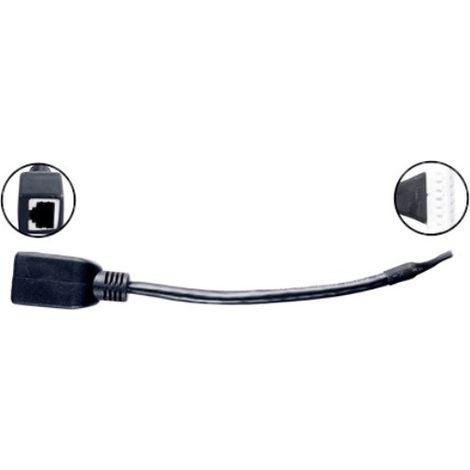2N 916020 Netzwerkkabel Schwarz