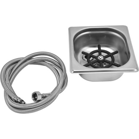 Lave-verre automatique en acier inoxydable pour bar, café, hôtel, restaurant - Nettoyeur de tasses professionnel argenté