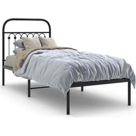 Maison Exclusive - Estructura cama sin colchón con cabecero metal (1/5)