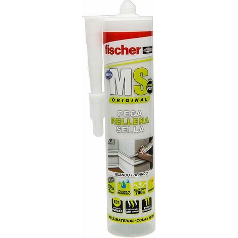 Mastic adhésif MS FISCHER - Blanc pur 290 ml 546184 (1/5)