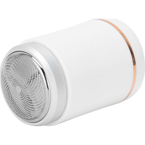 Rasoir électrique homme rechargeable USB moteur puissant portable voyage barbe tondeuse blanc (1/5)