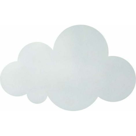 1 Applique murale LED, Design nuage, Acrylique et fer, 24W, Blanc chaud, Chambre enfant, Salon, Couloir (1/5)