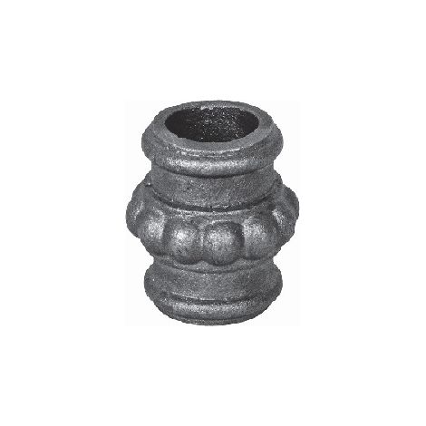 Garniture détail sphères pour barreaux Ø16mm - Hauteur 38mm largeur 35mm - Fonte- À visser - DECO FER FORGE