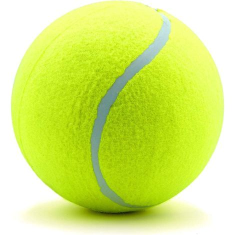 Jumbo 9,5" Riesen-Tennisball für Hunde (unaufgepumpt, Pumpe nicht enthalten) (1 Packung) (1/5)