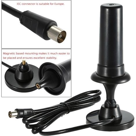 Trade Shop - Digital TV-Antenne 36dBi in High Guadagno Full HD 1080p VHF DVB IEC Stecker - (1/5)