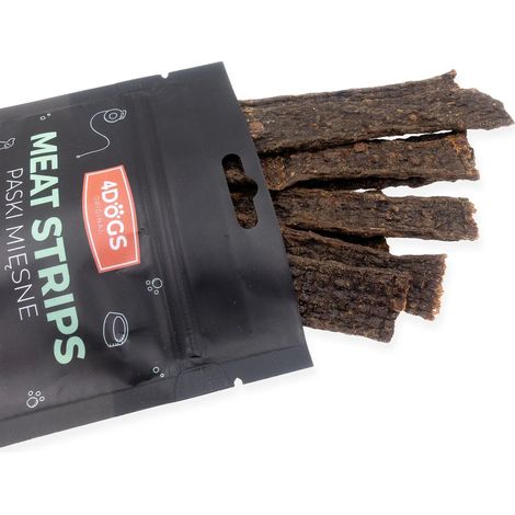 Striscioline di carne con cervo e corna di cervo 100 g (1/3)