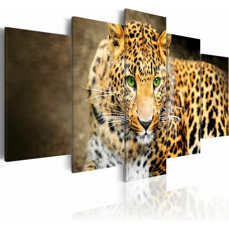 Tableau aux yeux verts - 100 x 50 cm (1/4)