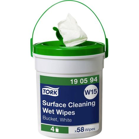 TORK 190594 Lingettes nettoyantes 1 couches (1/4)