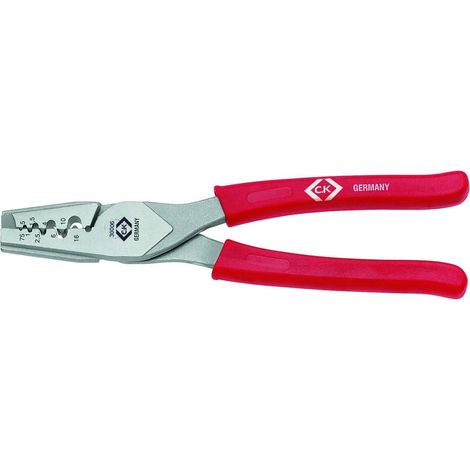 C.K 430006 Crimpatrici per terminali a tubetto da 0,5 a 16 mm 220 mm