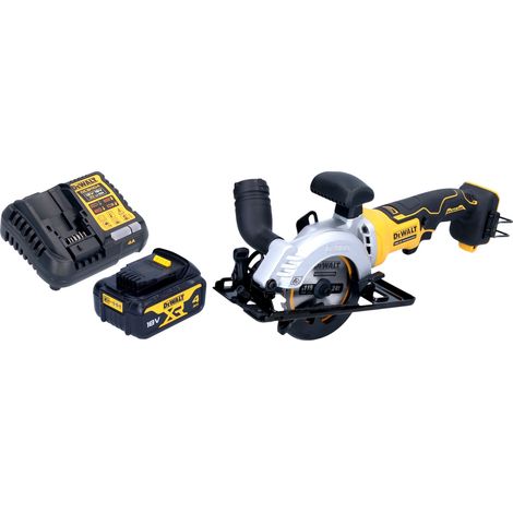 Sega circolare a batteria DeWalt DCS 571 M1 18 V 115 mm brushless + 1x batteria 4,0 Ah + caricabatteria (1/5)