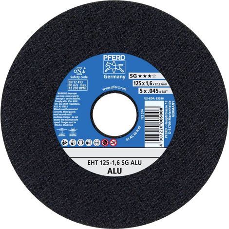 Disque de coupe A46NSG Alu 125x1,6mm Pferd (1/3)