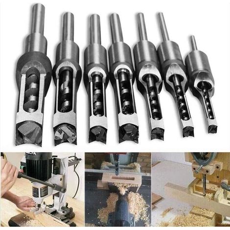 ANDIAMOs Mèches de forage hélicodales HSS. travail du bois. carré. outils de forage. mortaises carrées. trou carré. scie étendue 6.0mm 16mm 1 pièce.16mm-ANDIAMOs (1/5)