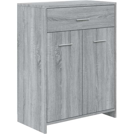 Maison Exclusive - Armadietto Bagno Grigio Sonoma 60x33x80 cm in Legno tecnico (1/5)