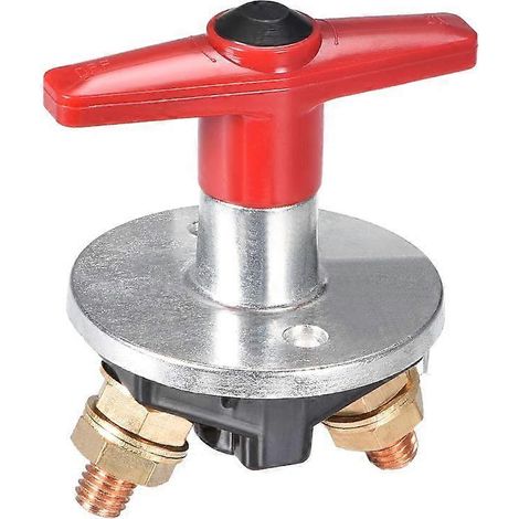 Interrupteur de déconnexion rotatif de batterie Uxcell, isolateur, coupe-batterie pour bateau, camping-car, VTT, CC 12V-60V/500A ON/OFF ( ) (1/4)