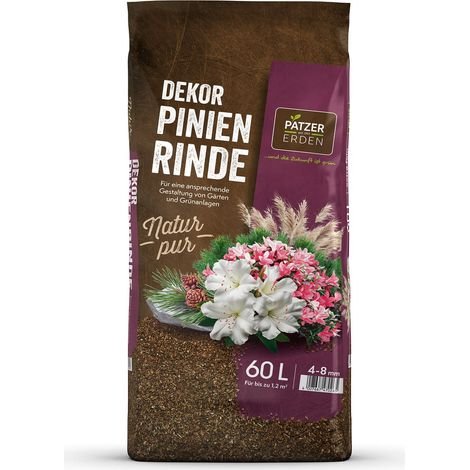 PATZER NATUR PUR Dekor-Pinienrinde 4-8 mm / extra fein - 60 Liter