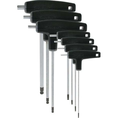 Clés hexagonales var CL-18100-02/08 embouts magnétiques poignée ergonomique (1/2)