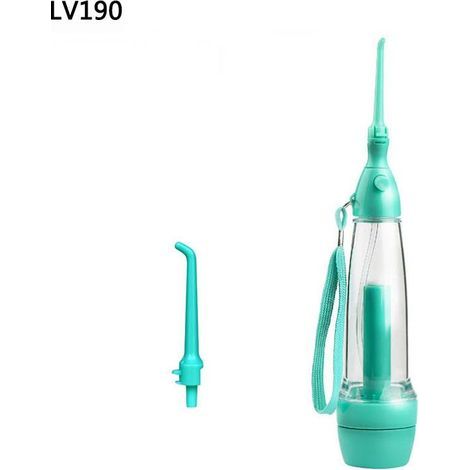 Hydropulseur - Hygiène Bucco-Dentaire Par D'eau,Irrigateur Dentaire Manuel Pour Et Adultes Dès 5 Ans Utilisation Quotidienne Maison Voyage Salle De Bain Pour Débutants Et Soin Des Gencives (1/5)