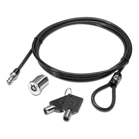 Lucchetto a cavo con chiave principale per docking station HP. (1/2)