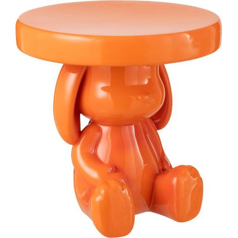 Table d'Appoint Design "Claudette" 35cm Orange (1/4)