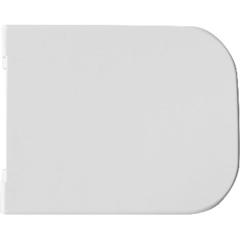 Asiento inodoro termoendurecible universal D313 blanco con bisagras regulables de expansión
