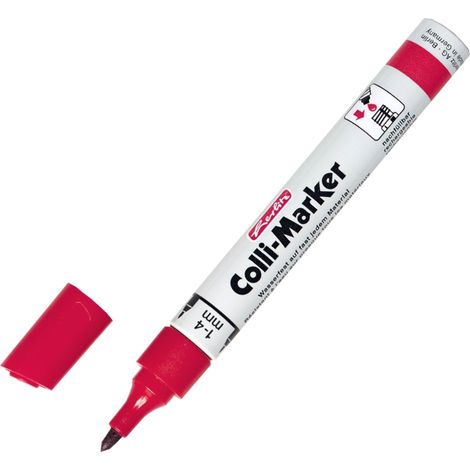 Rotulador permanente Herlitz Colli Rojo