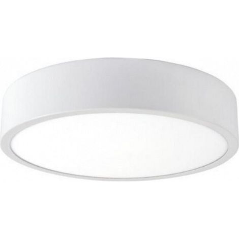 Plafonnier LED Blanc 18W 25cm - Blanc Neutre 4000K - 5500K - SILAMP