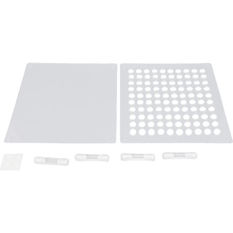 Support à Stylos Acrylique Transparent 100 Emplacements 19x19cm Organiseur de Bureau pour Pinceaux et Maquillage (1/5)