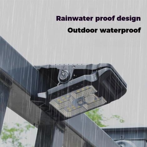 Lampe Solaire - Mini Spot LED - Détection Automatique - Étanche IP65 - Pour Jardin Balcon Terrasse - 1 Pièce (1/5)
