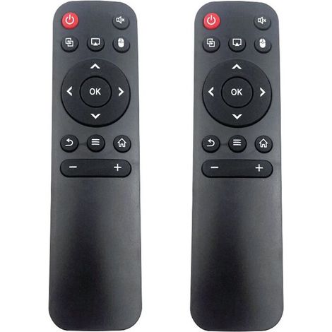 Juego de 2 mandos a distancia para proyectores HY300 / HY300 PRO / HY320 / HY320MINI - Mando a distancia portátil universal